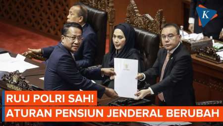 RUU Polri Sah! Batas Pensiun Jenderal Bisa Lewati 61 Tahun