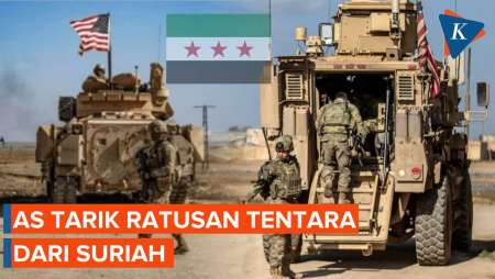 AS Tarik Ratusan Tentara dari Suriah, Tutup Pangkalan Militer