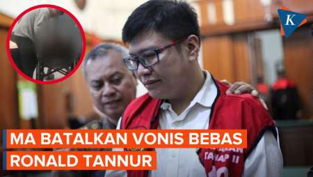 Batalkan Vonis Bebas, MA Hukum Ronald Tannur 5 Tahun Penjara