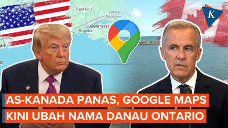 Patuhi Trump, Google Maps Ubah Nama Danau Ontario Jadi Danau Amerika