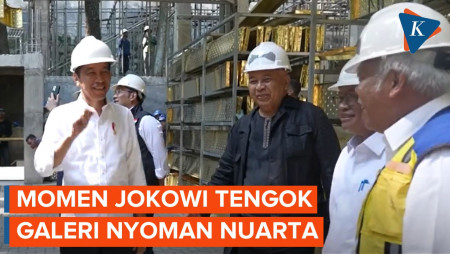 Jokowi Kunjungi Galeri Nyoman Nuarta, Seperti Apa?