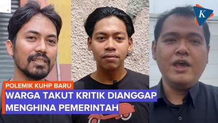 Tanggapan Warga Soal KUHP Baru: Bahaya Kalau Kritik Dicap Menghina Pemerintah