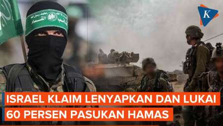 Menhan Israel Klaim Lenyapkan dan Lukai 60 Persen Pasukan Hamas Selama Perang di Gaza