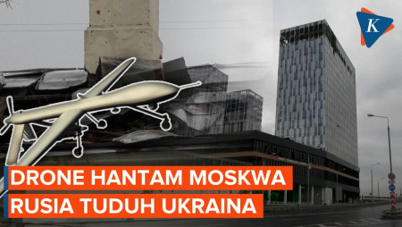 Saksi Mata Serangan Drone ke Moskwa Mengira Terjadi Badai Petir