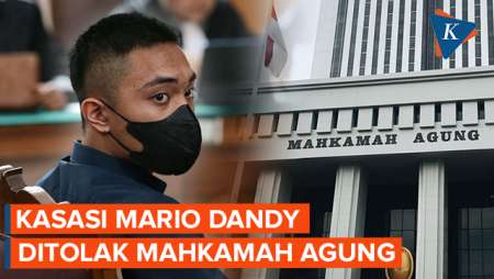 Kasasi Ditolak MA, Mario Dandy Tetap Dihukum 12 Tahun