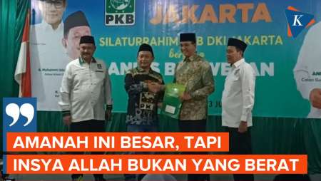 Akan Diusung PKB Maju Pilkada Jakarta, Anies: Ini Amanah Besar