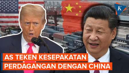 Tanpa Ungkap Rincian, Trump Umumkan AS Teken Kesepakatan Dagang dengan China