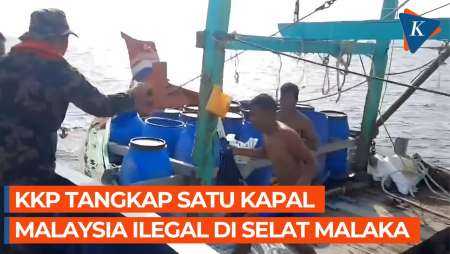 Bawa Senjata dan Beri Peringatan, KKP Amankan Satu Kapal Malaysia