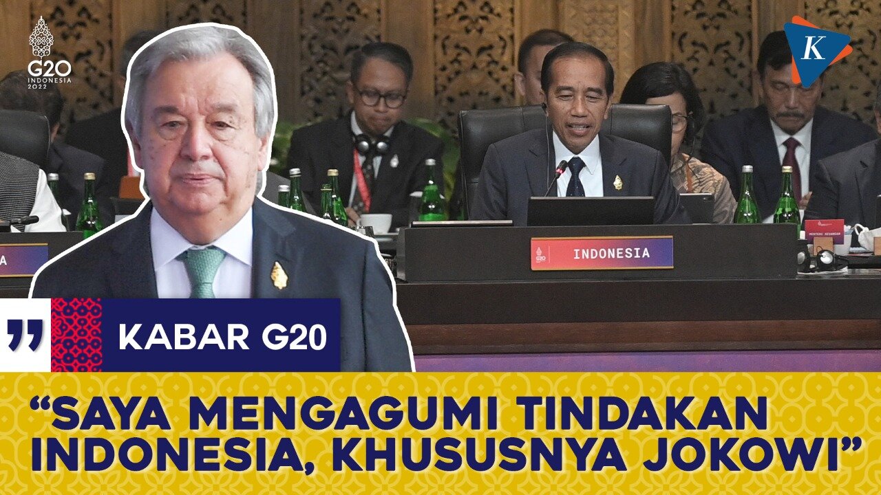Sekjen PBB Puji Keberhasilan Indonesia sebagai Presidensi KTT G20