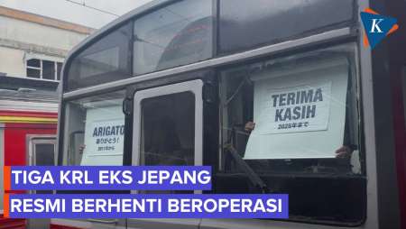 3 KRL Generasi Pertama Asal Jepang Resmi "Pensiun" Usai Puluhan Tahun Beroperasi