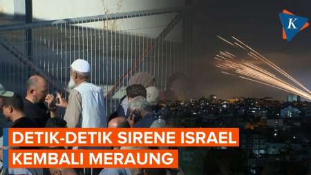 Sirene di Israel Kembali Berbunyi, Iron Dome Jebol Lagi?