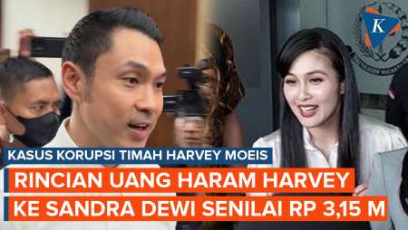 Harvey Moeis Alirkan Rp 3,15 Miliar Uang Korupsi Timah ke Sandra Dewi, untuk Apa Saja?