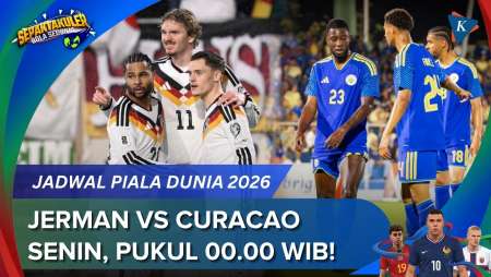  Jadwal Siaran Langsung Jerman Vs Curacao Piala Dunia 2026, Senin 15 Juni Kickoff 00.00 WIB