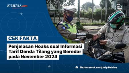 Penjelasan Hoaks soal Informasi Tarif Denda Tilang yang Beredar pada November 2024