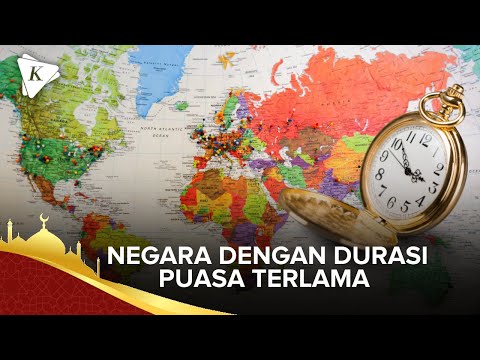 Daftar Negara dengan Durasi Puasa Terlama dan Tercepat