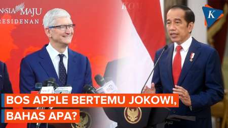 Bos Apple Tim Cook Beberkan Poin-poin Obrolan dengan Jokowi, Apa…