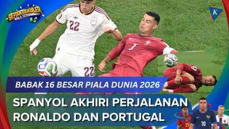 Hasil Spanyol Vs Portugal 1-0, Kisah Ronaldo di Piala Dunia Berakhir
