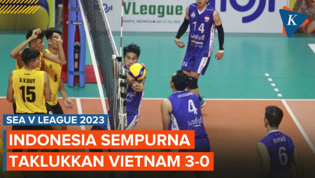 Hasil Timnas Voli Indonesia Vs Vietnam 3-0: Tim Merah Putih Sempurna