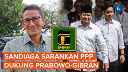 Sandiaga Sarankan PPP Gabung Koalisi Prabowo-Gibran