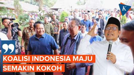 Demokrat Dukung Prabowo, Cak Imin: Koalisi Indonesia Maju Semakin Kokoh