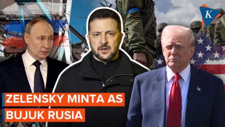 Zelensky Minta Trump Bujuk Rusia Sepakati Gencatan Senjata 30 Hari