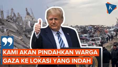 Janji Manis Trump ke Warga Gaza: Kami Akan Pindahkan ke Lokasi yang Indah