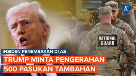 Ada Penembakan Dekat Gedung Putih, Trump Minta 500 Pasukan Tambahan Ke Washington