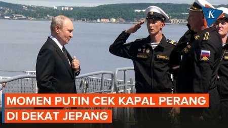 Putin Kunjungi Kapal Perang Rusia Di Dekat Jepang, Peringatkan Gerak-gerik NATO
