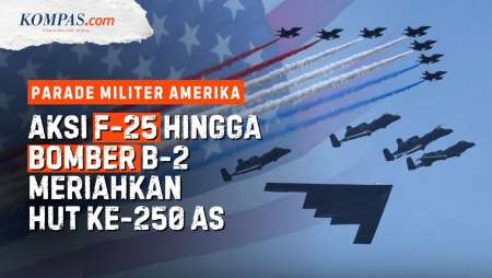 AS Pamer Jet-Kapal Perang Di HUT Ke-250: F-35, E-2 Hawkeye, Hingga Bomber B-2 Beraksi