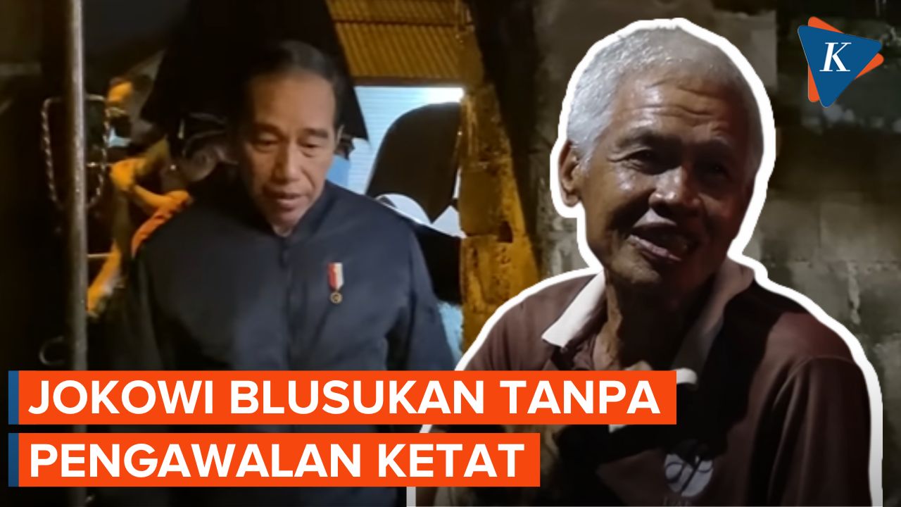Tanpa Pengawalan Ketat, Presiden Jokowi Blusukan ke Rumah Warga Bali