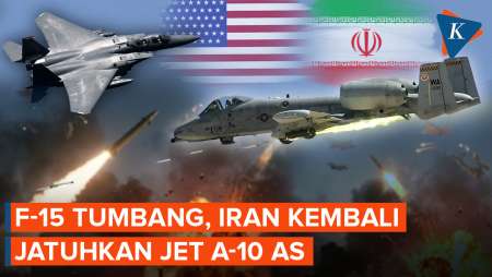 Usai Jatuhkan F-15, Iran Tumbangkan Jet A-10 Thunderbolt AS!