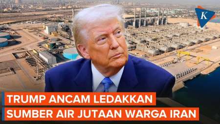 Trump Ancam Ledakkan Pabrik Desalinasi Iran Jika Tolak Kesepakatan
