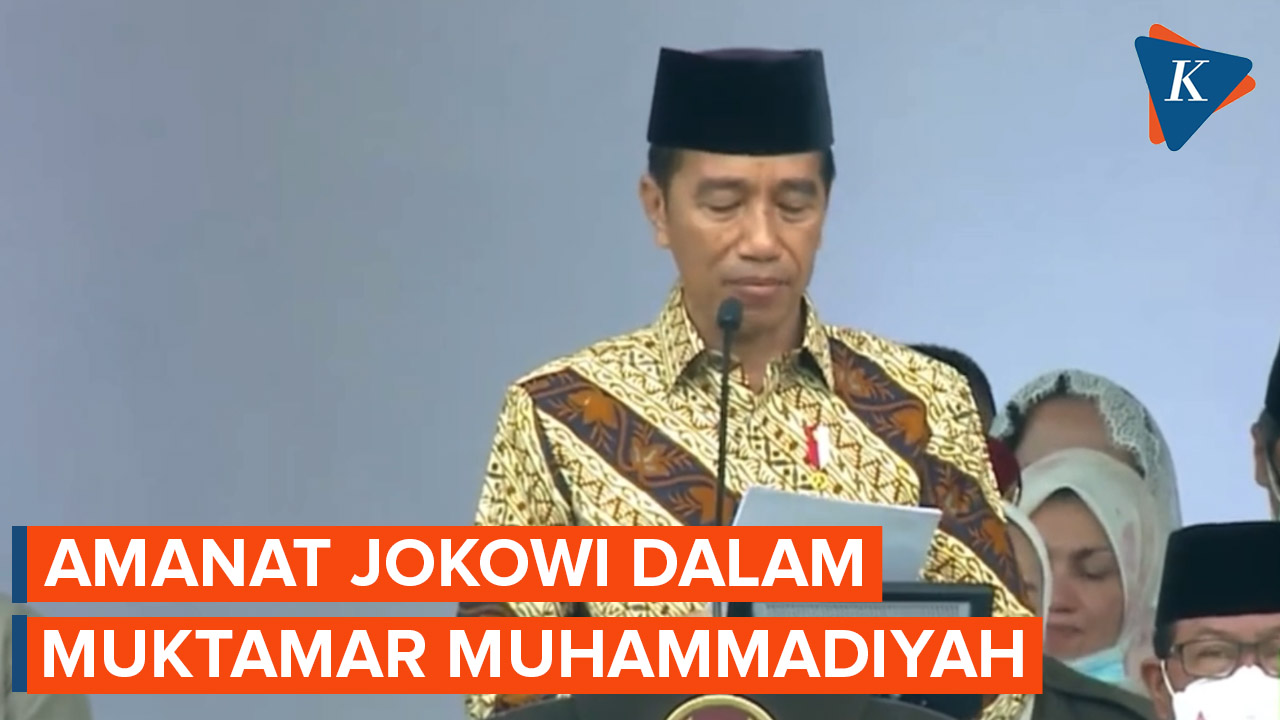 Tiga Amanat Jokowi untuk Muhammadiyah dan Aisyiyah