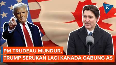 Trump Kembali Ungkapkan Niat Kuasai Kanada Usai PM Trudeau Mundur