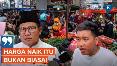 Cak Imin Anggap Kenaikan Harga Akhir Tahun Bukan Hal Biasa, Beda dengan Gibran