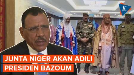 Junta Niger Akan 'Mengadili' Presiden Bazoum karena Pengkhianatan