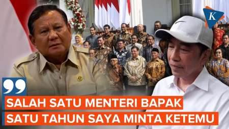 Prabowo Singgung "Raja Kecil", Pernah Komplain Ke Jokowi Ada Menteri Tak Mau Menemuinya