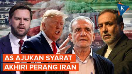 AS Ajukan Satu Syarat Untuk Akhiri Perang Dengan Iran, Minta Apa?
