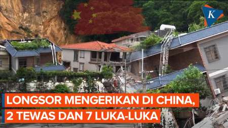 Longsor Hancurkan Perumahan di China, 14 Orang Sempat Terjebak Reruntuhan