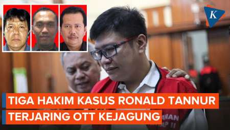 Tiga Hakim PN Surabaya yang Vonis Bebas Ronald Tannur Terjaring OTT Kejagung