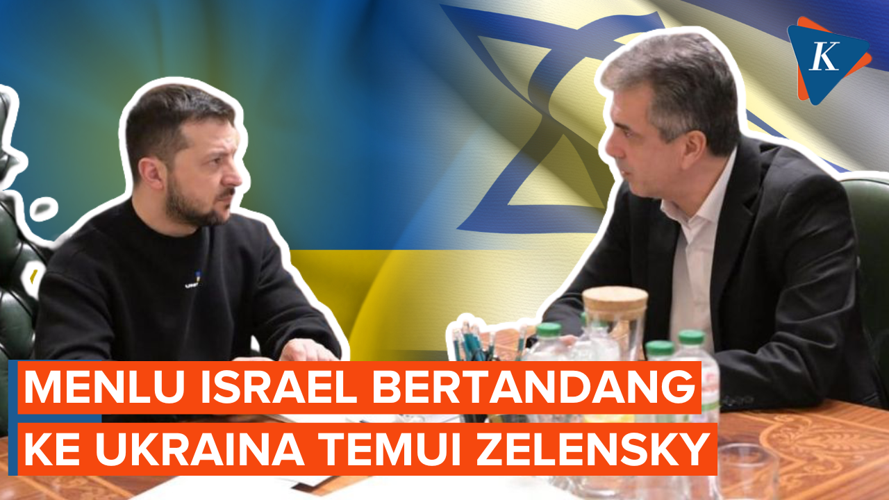 Zelensky Temui Menteri Luar Negeri Israel di Kyiv