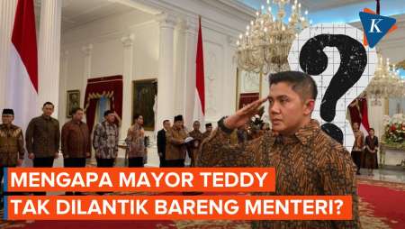 Jadi Seskab, Kenapa Mayor Teddy Tak Dilantik Bareng Menteri?