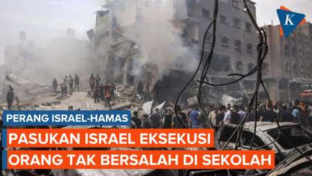 Israel Disebut Eksekusi Orang-orang Tak Berdosa di Sekolah Gaza