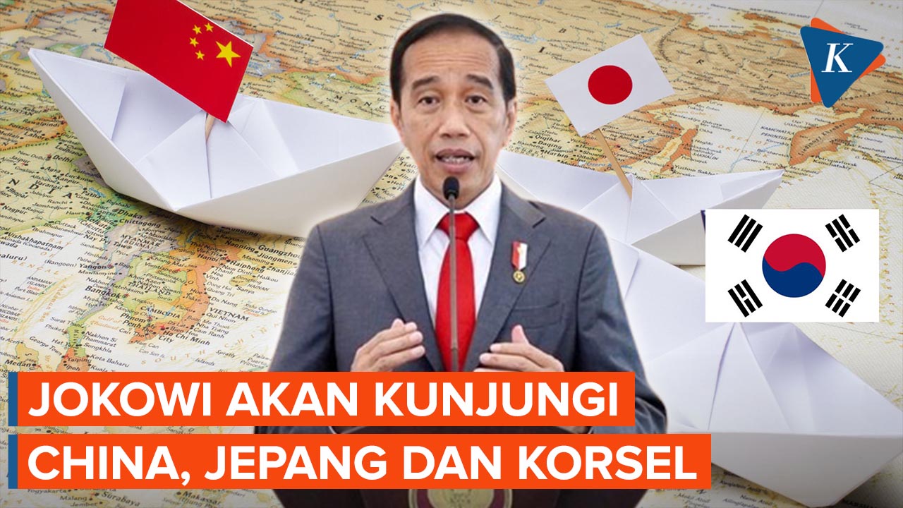 Presiden Jokowi Akan Kunjungi China, Jepang, dan Korea Selatan