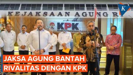 Jaksa Agung Tegaskan Tak Ada Rivalitas  Antara Kejagung dan KPK