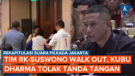 Pramono-Rano Menang, Kubu RK Walk Out, Saksi Dharma Ogah Teken Hasil Rekapitulasi