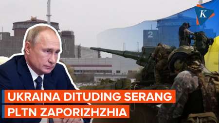 Putin Tuding Ukraina, Cari Perhatian Rusia dengan Serang PLTN Zaporizhzhia
