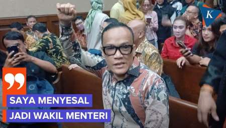 Noel Curhat Jadi Pesakitan, Menyesal Jadi Wakil Menteri