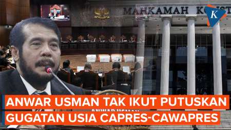 Anwar Usman Tak Ikut Putus 3 Gugatan Usia Capres-Cawapres yang Ditolak MK