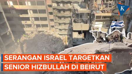 Serangan Udara Israel Sasar Pemimpin Senior Hizbullah di Beirut